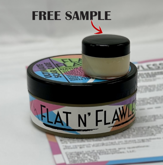 FREE SAMPLE (just pay S&H) - Flat N' Flawless Ultimate Skin & Scar Therapy Cream